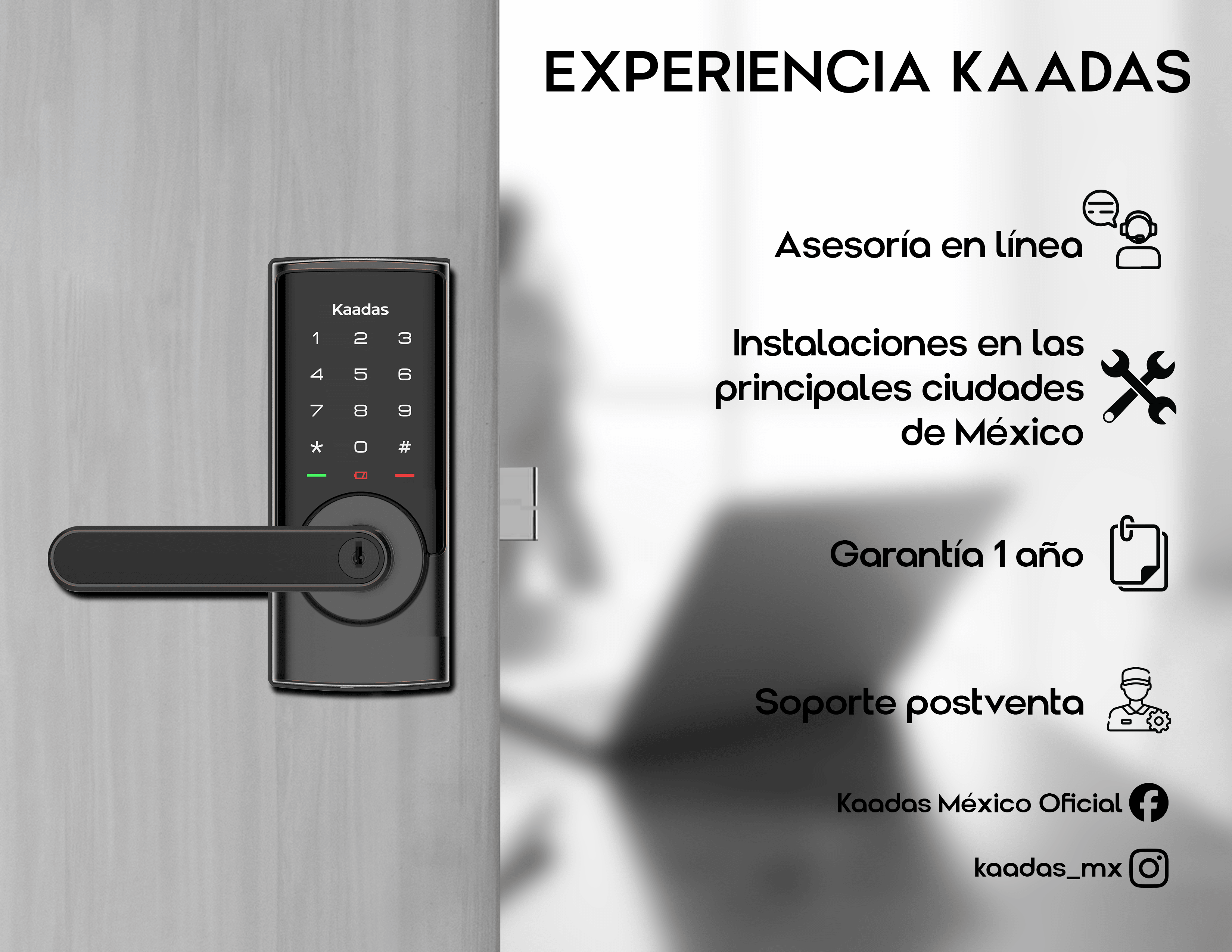 RX-D Cerradura de Puerta Inteligente
