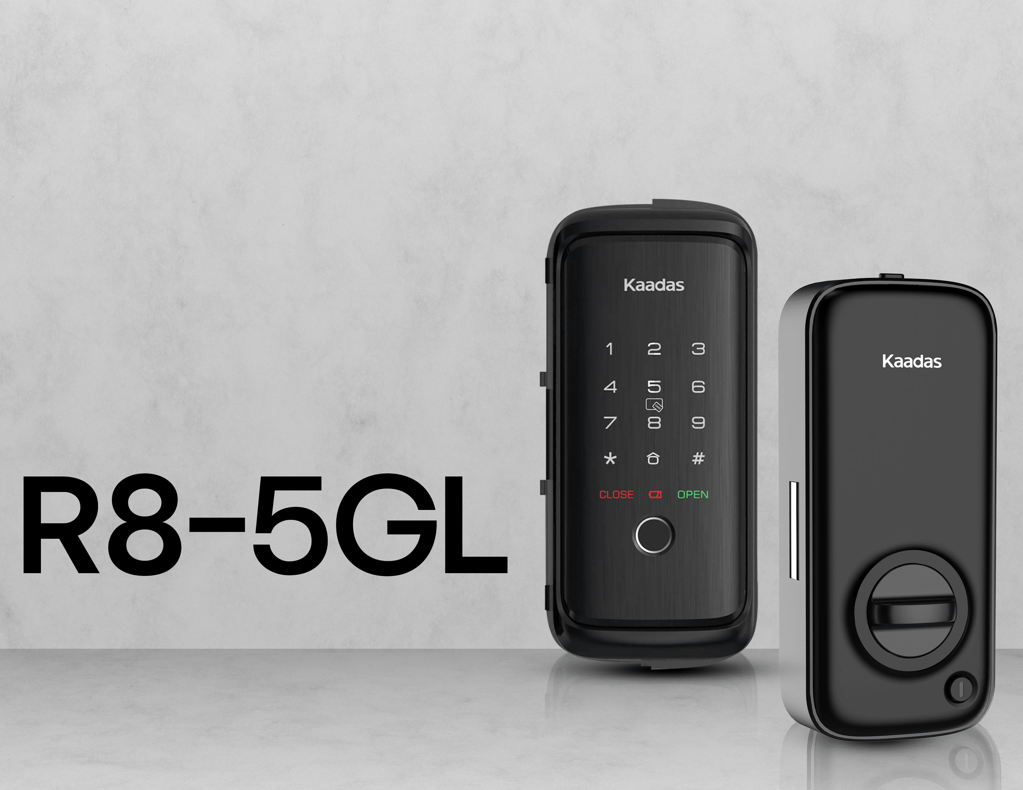 R8-5GL Cerradura de Puerta Inteligente de Vidrio