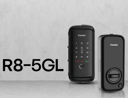 R8-5GL Cerradura de Puerta Inteligente de Vidrio
