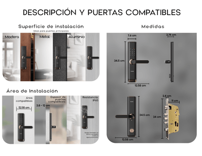 S110-5W Cerradura de Puerta Inteligente