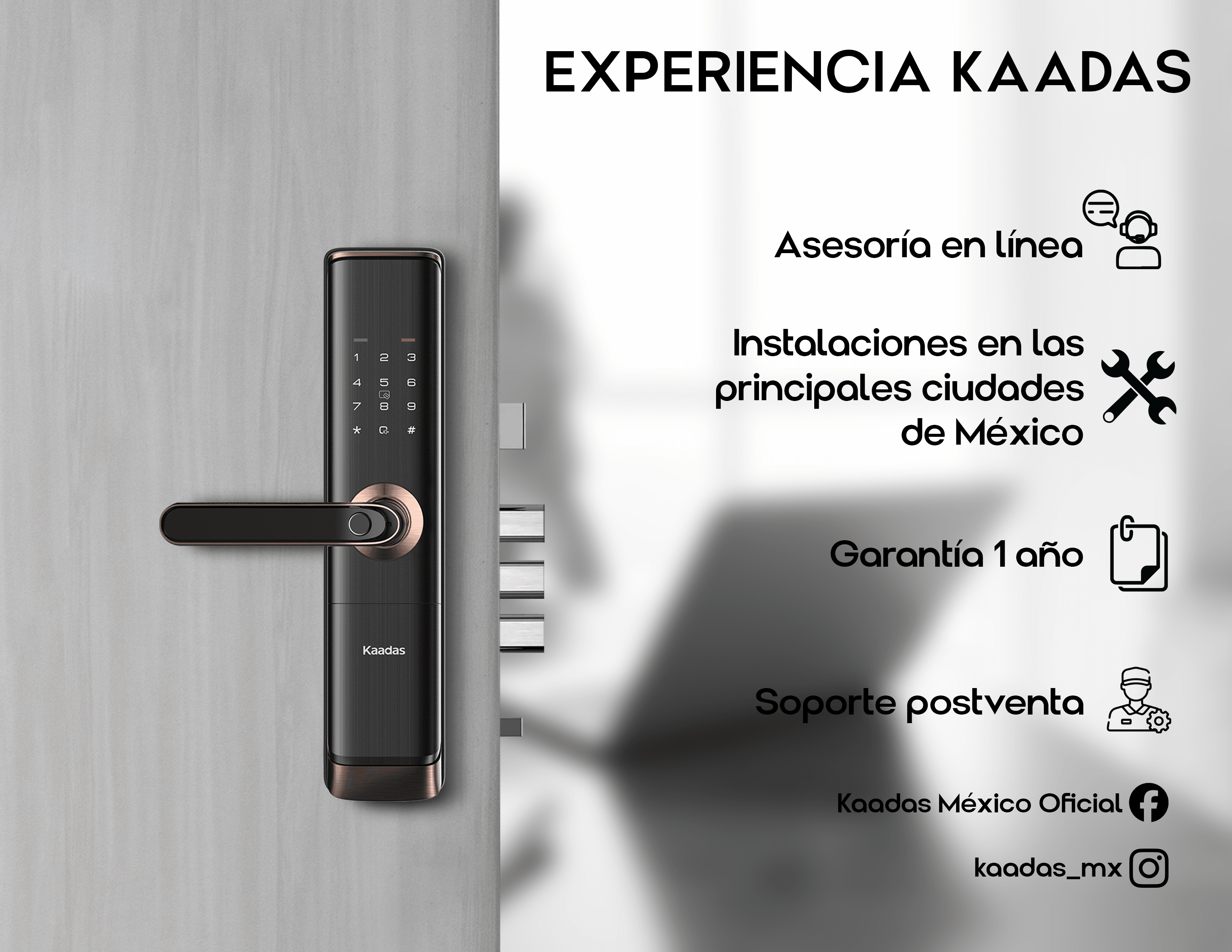 S110-5W Cerradura de Puerta Inteligente