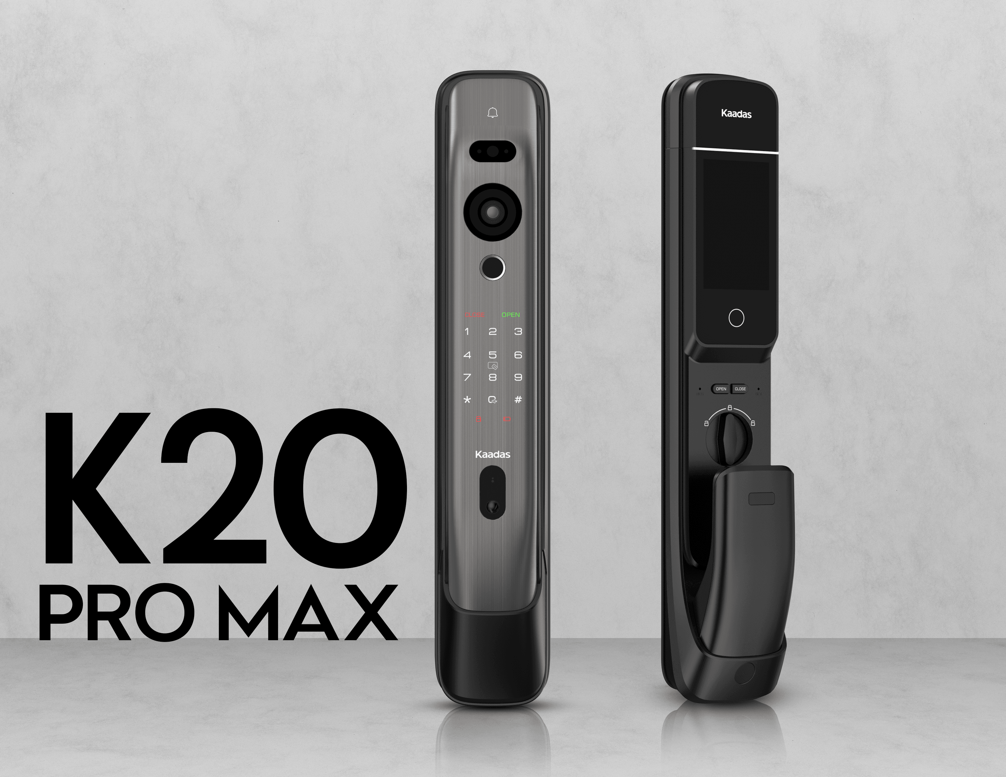 K20 Pro Max Cerradura de Reconocimiento Facial y Video Portero