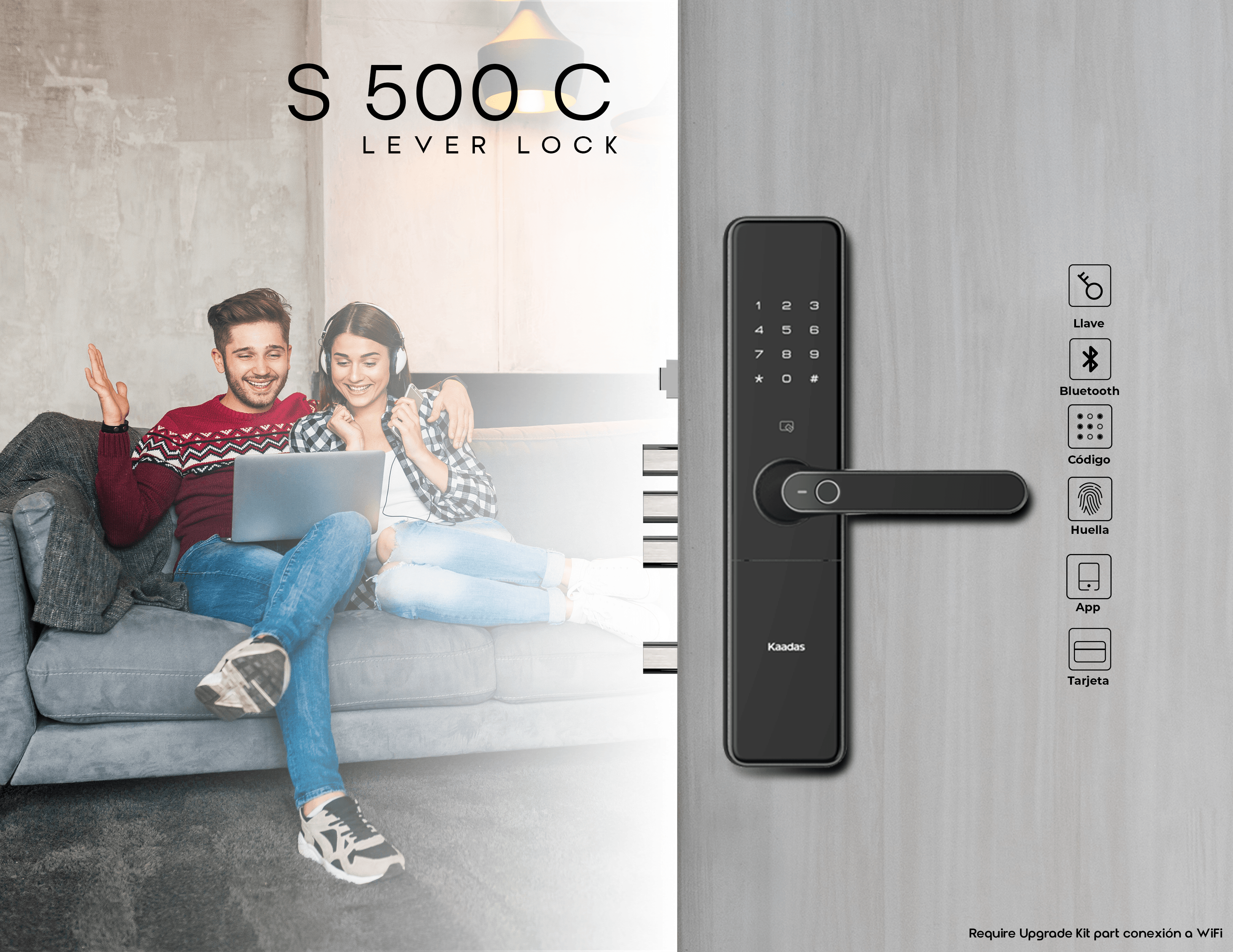 S500-C Cerradura de Puerta Inteligente