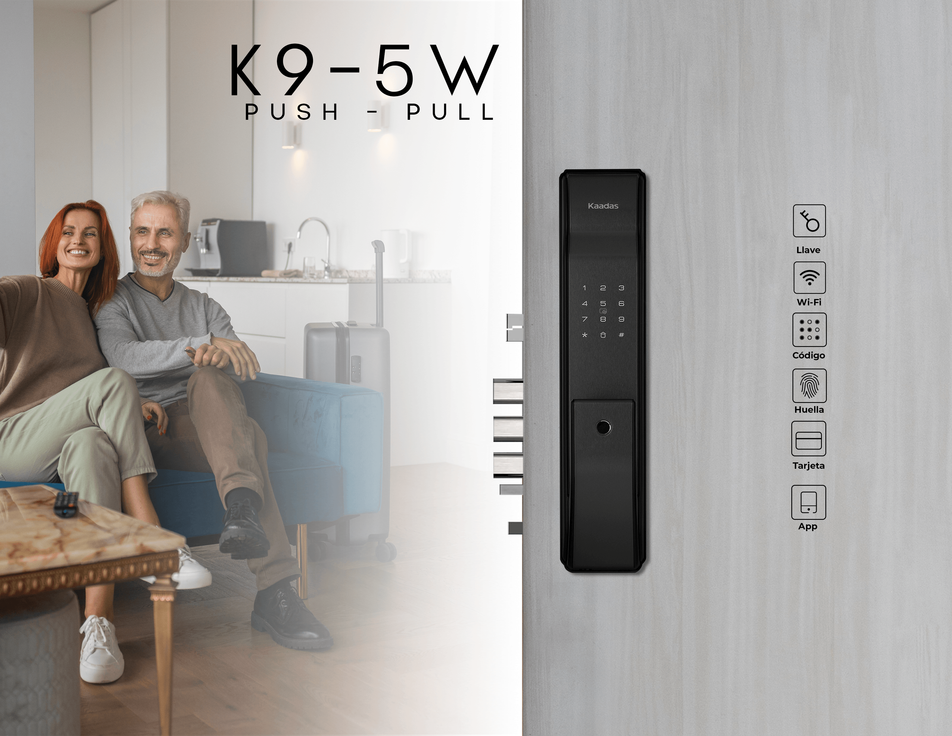 K9-5W Cerradura de Puerta Inteligente