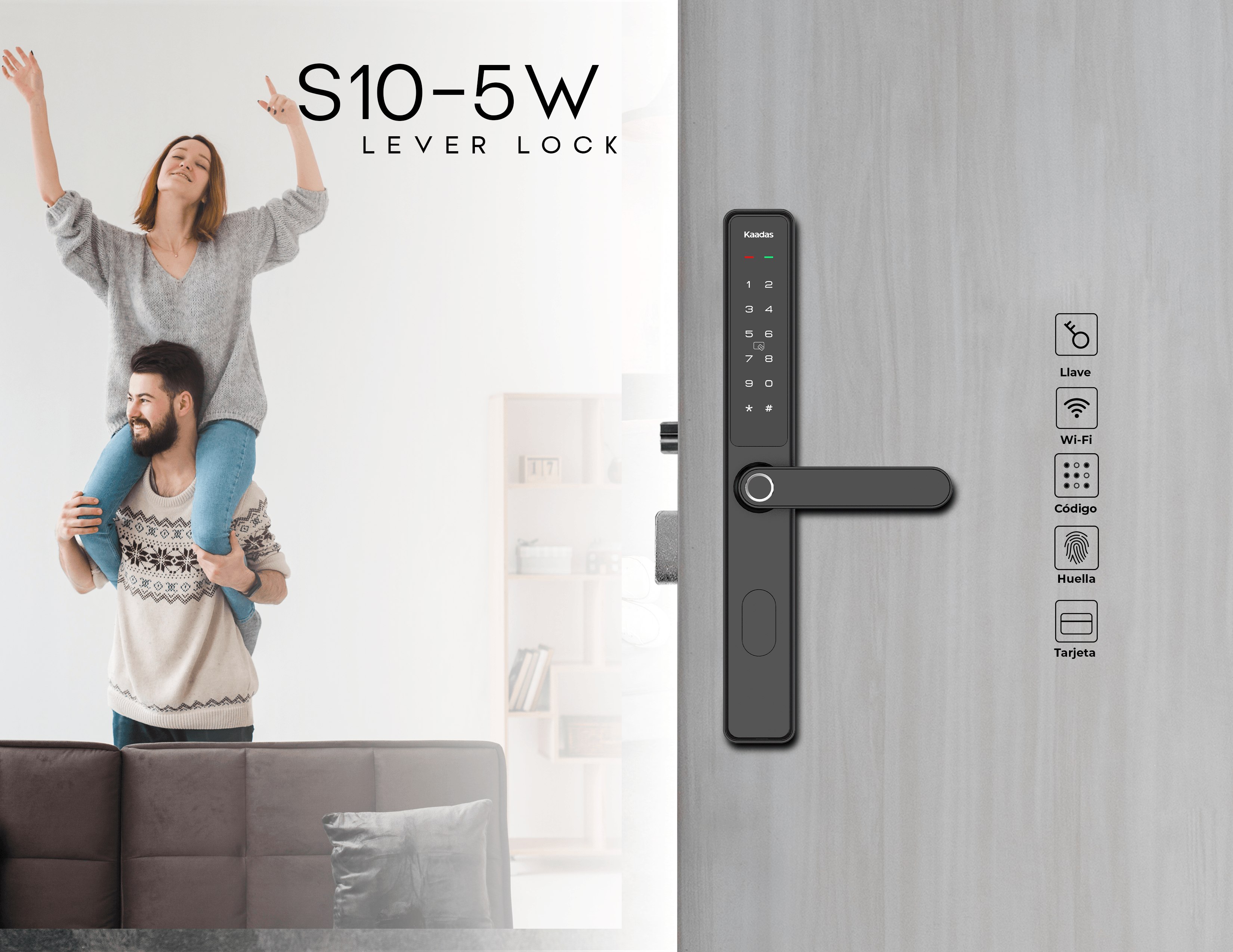 S10-5W Cerradura de Puerta Inteligente de Marco Delgado