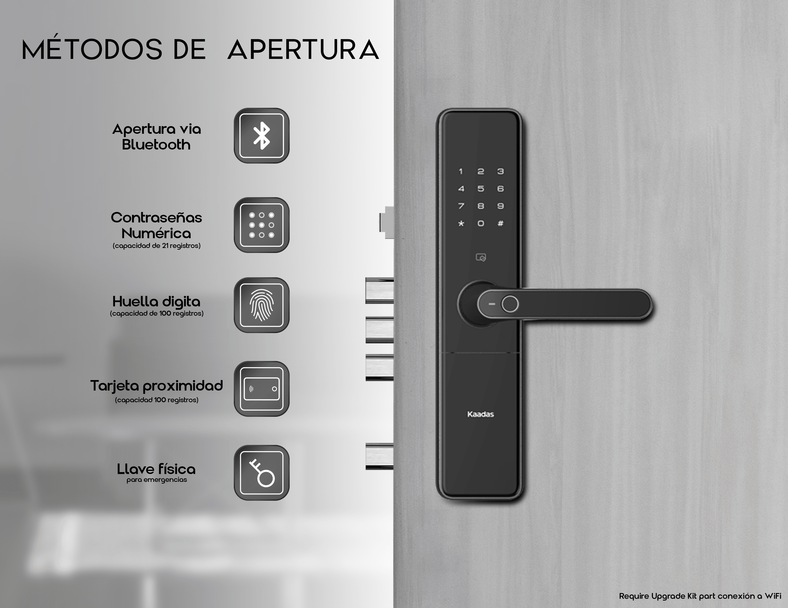 S500-C Cerradura de Puerta Inteligente