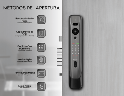 K20 Pro Max Cerradura de Reconocimiento Facial y Video Portero