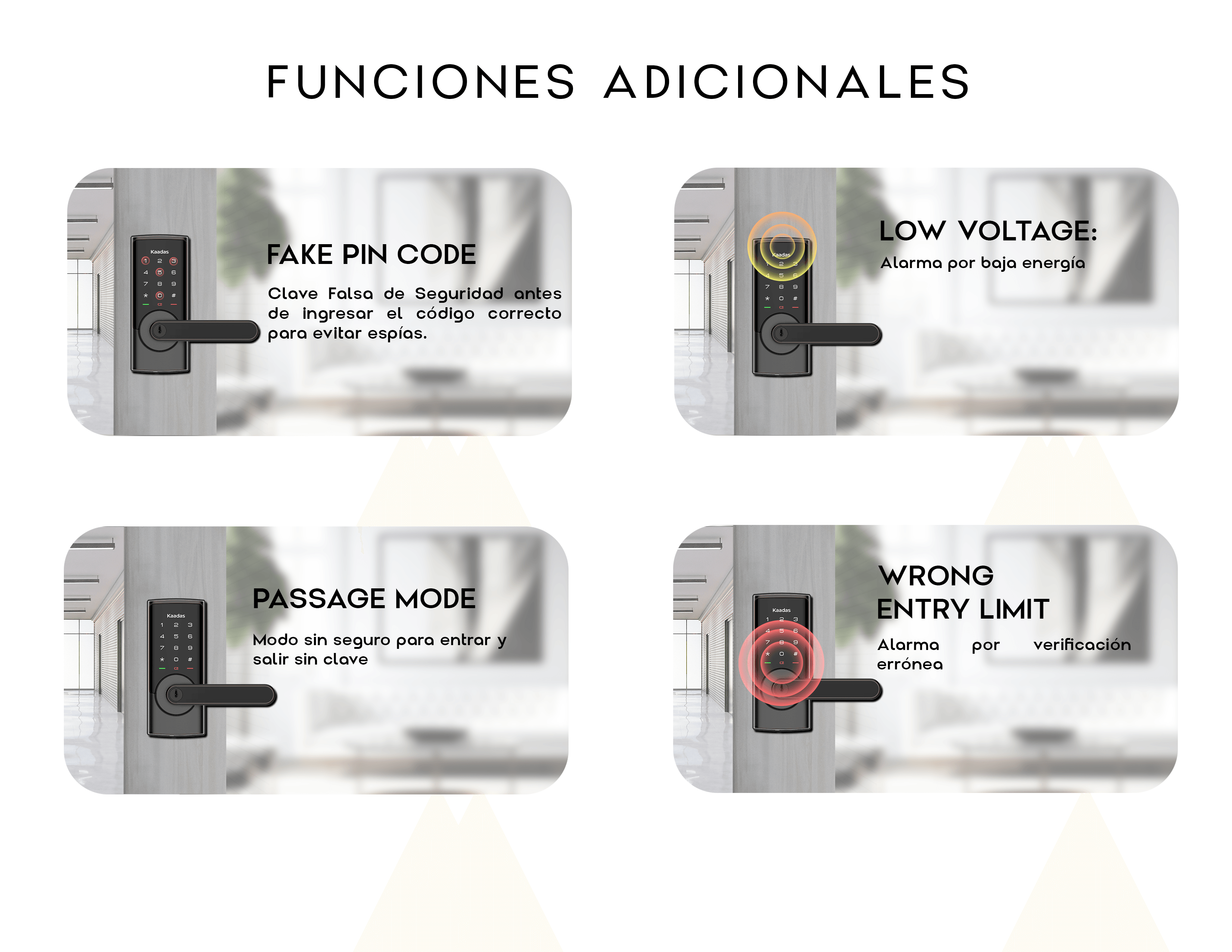 RX-D Cerradura de Puerta Inteligente