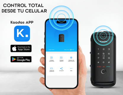 R8-5GL Cerradura de Puerta Inteligente de Vidrio