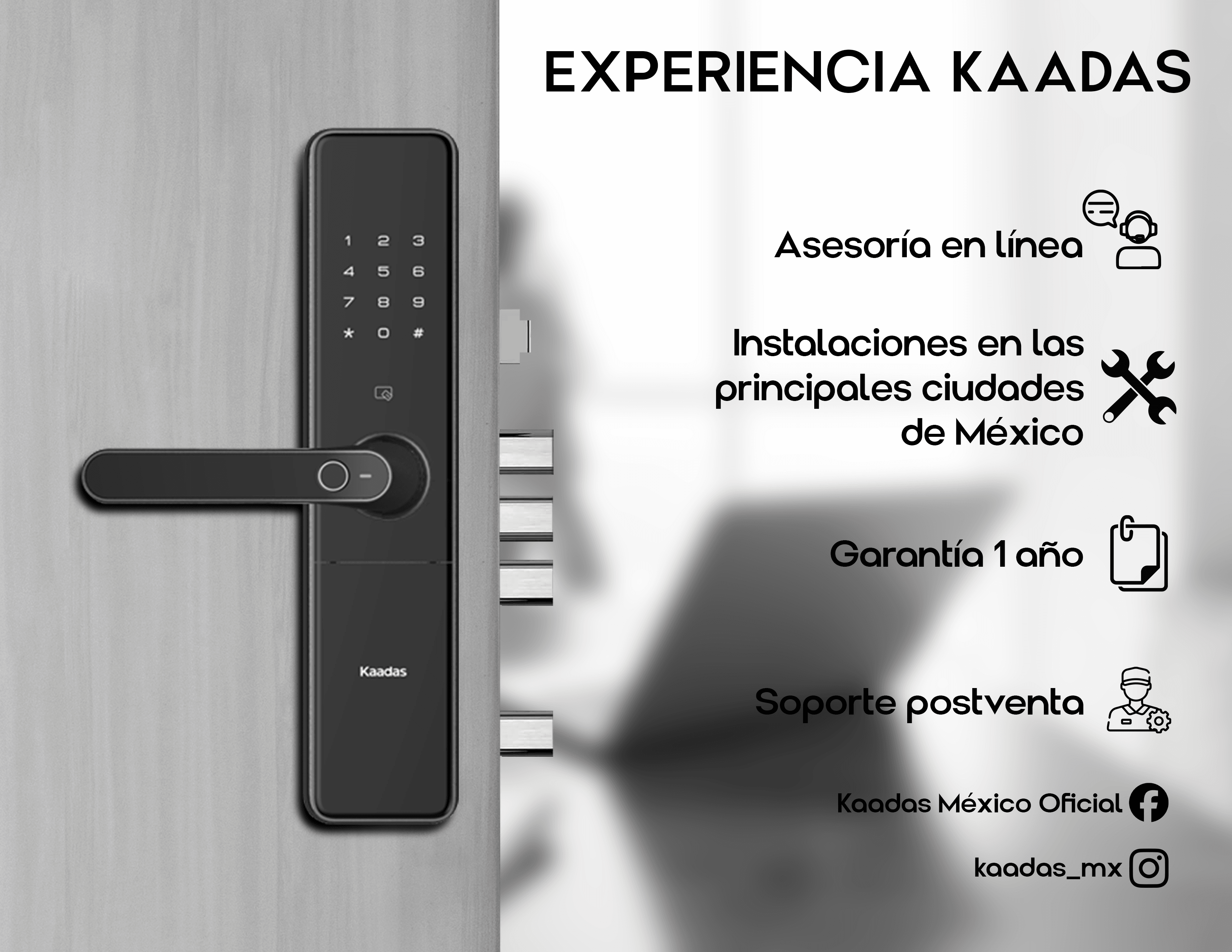 S500-C Cerradura de Puerta Inteligente