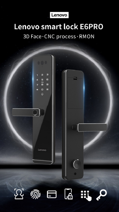 Lenovo E6 Pro Cerradura de Puerta Inteligente Reconocimiento Facial