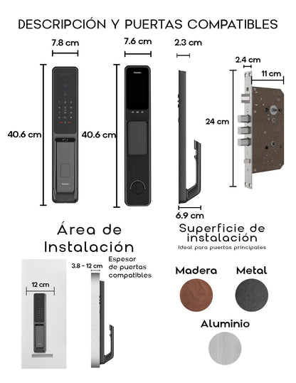 Q9FVP Cerradura de Puerta Inteligente