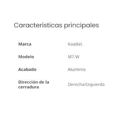 M7-W Cerradura de Puerta Inteligente