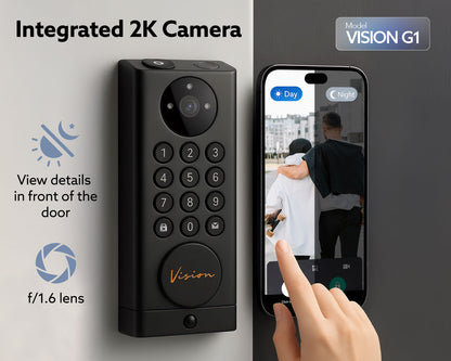 Vison G1 Cerradura de Puerta Inteligente con Cámara