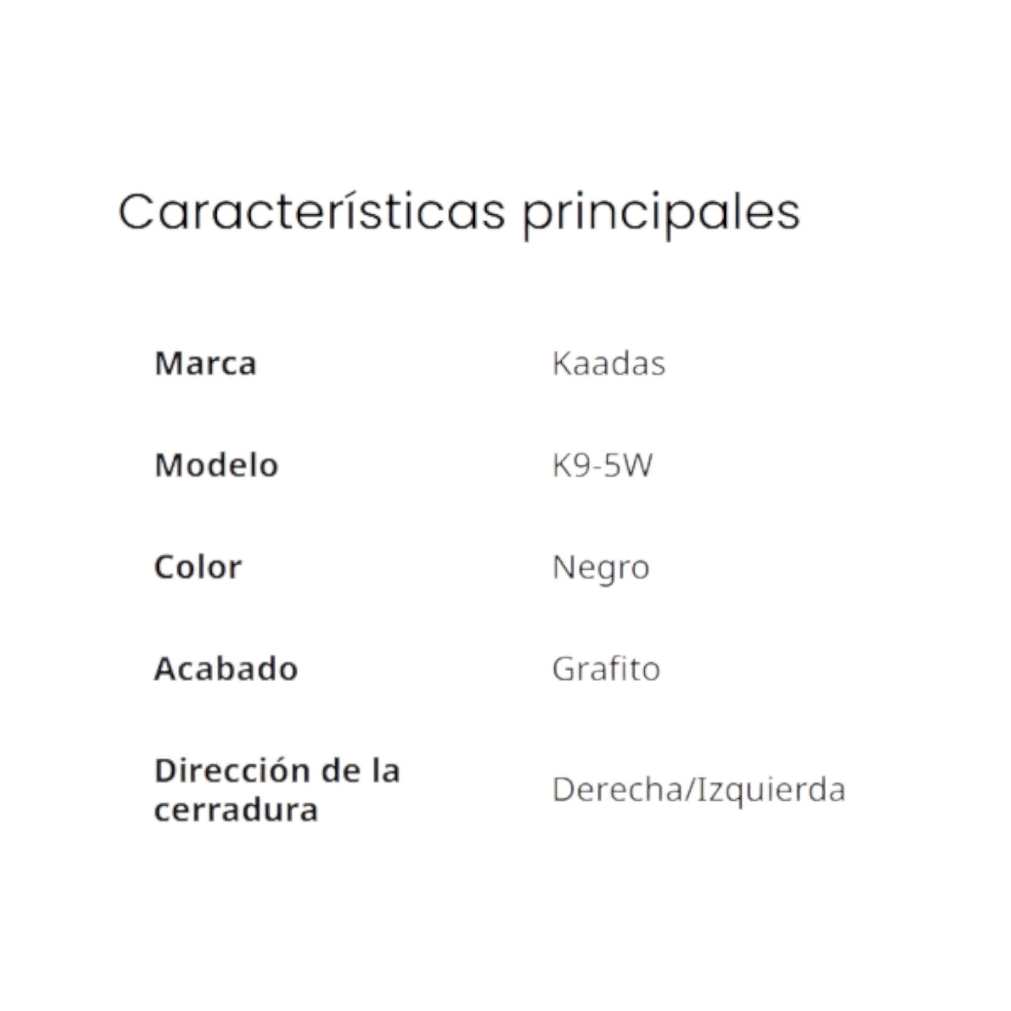 K9-5W Cerradura de Puerta Inteligente