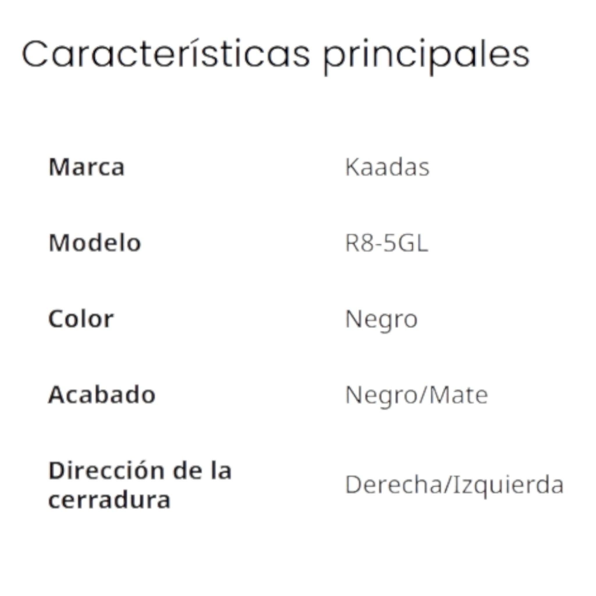 R8-5GL Cerradura de Puerta Inteligente de Vidrio